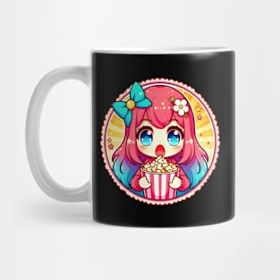Popcorn Anime girl Mug